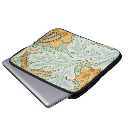 St James Pattern (von William Morris) Laptopschutzhülle (Vorne Knopf)
