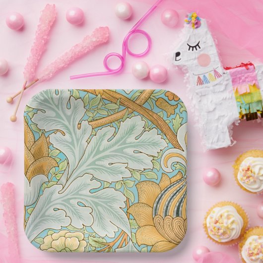 St James Pattern (von William Morris) Pappteller (Party)