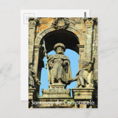 St. James, Santiago de Compostela Cathedral, Spain Postkarte (Vorne/Hinten)