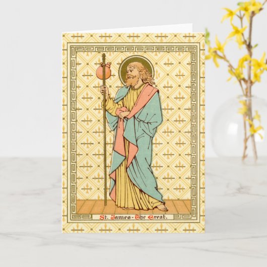 St. James the Great (RLS 05) Blank Gruß Karte (Gelbe Blume)