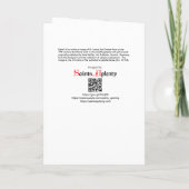 St. James the Greater (JMAS04) Blank Gruß Karte (Rückseite)