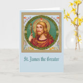 St. James the Greater (JMAS04) Blank Gruß Karte (Gelbe Blume)