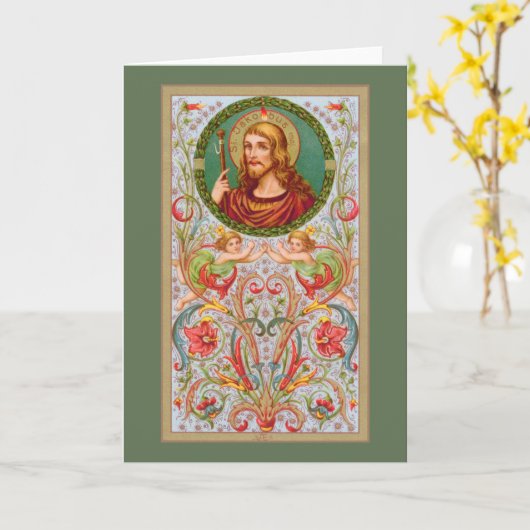 St. James the Greater (JMAS04) Blank Gruß Karte (Gelbe Blume)