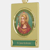 St. James the Greater (JMAS 04) Banner-Ornament Gold (Links)