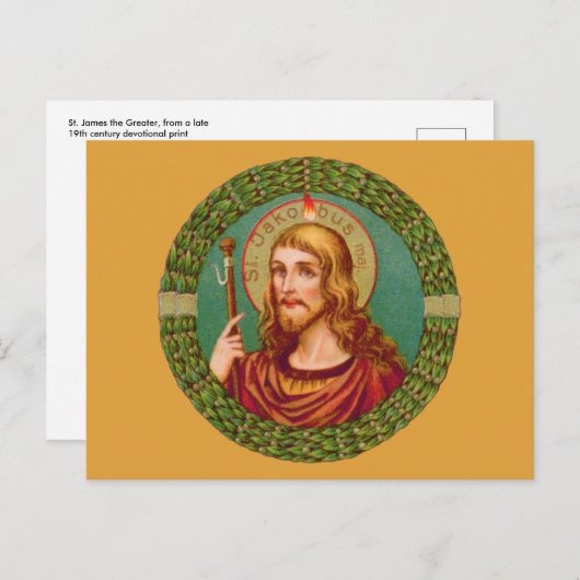St. James the Greater (JMAS 04) Postkarte (Vorne/Hinten)