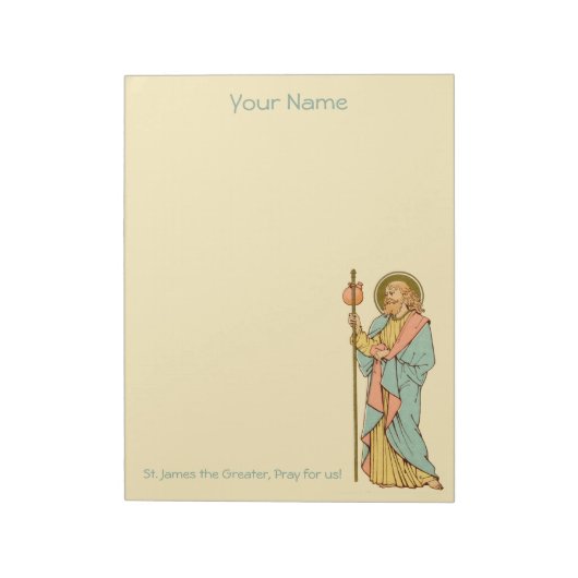 St. James the Greater (RLS 05) 8.5"x11" Notizblock (Rotiert)