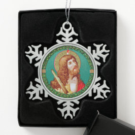 St. James the Less (JMAS 05) Schneeflocken Zinn-Ornament