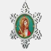 St. James the Less (JMAS 05) Schneeflocken Zinn-Ornament (Rechts)