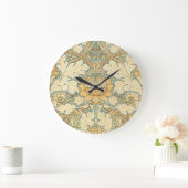 St. James von William Morris, Acanthus Blätter Große Wanduhr (Zuhause)