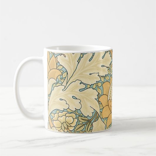 St. James von William Morris, Acanthus Blätter Kaffeetasse (Links)