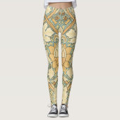 St. James von William Morris, Acanthus Blätter Leggings (Vorderseite)