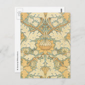 St. James von William Morris, Acanthus Blätter Postkarte (Vorne/Hinten)