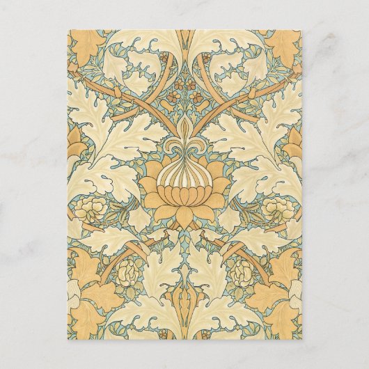 St. James von William Morris, Acanthus Blätter Postkarte (Vorderseite)