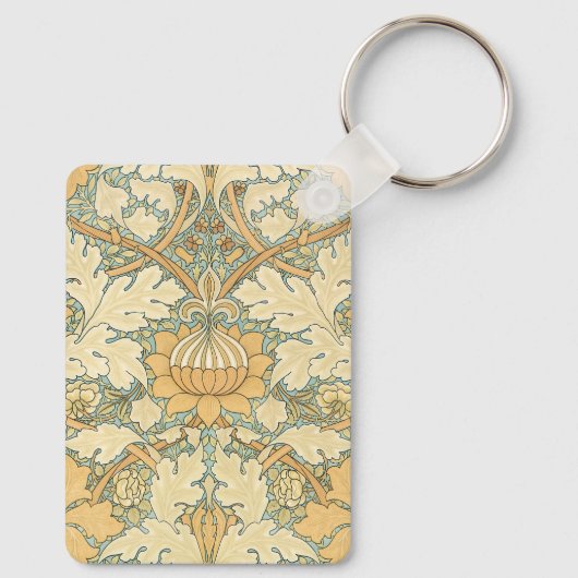 St. James von William Morris, Acanthus Blätter Schlüsselanhänger (Rückseite)