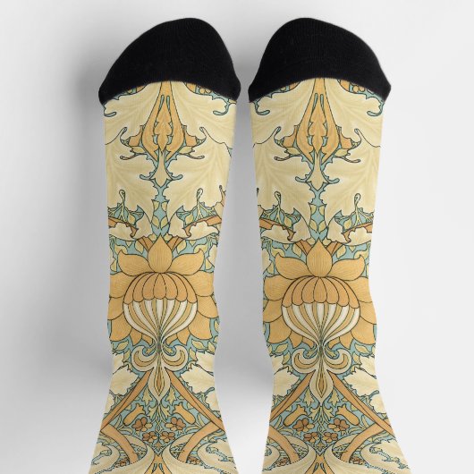 St. James von William Morris, Acanthus Blätter Socken (Oben)