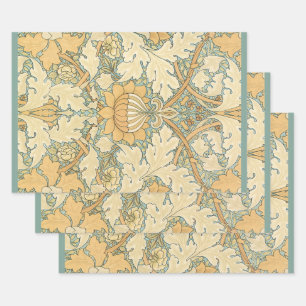 St. James von William Morris, Akanthusblätter Geschenkpapier Set