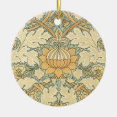 St. James von William Morris, Textile Pattern Keramik Ornament (Vorne)
