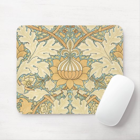 St. James von William Morris, Textile Pattern Mousepad (Mit Mouse)