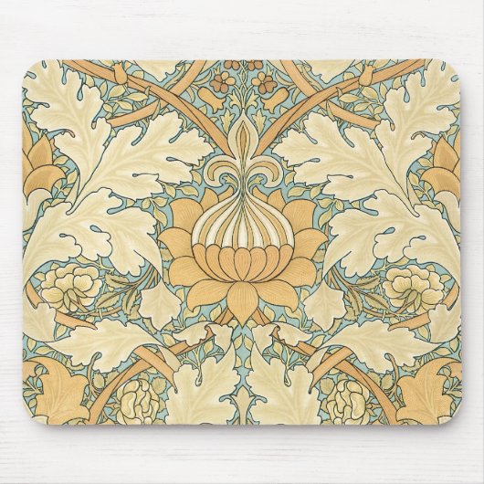 St. James von William Morris, Textile Pattern Mousepad (Vorne)