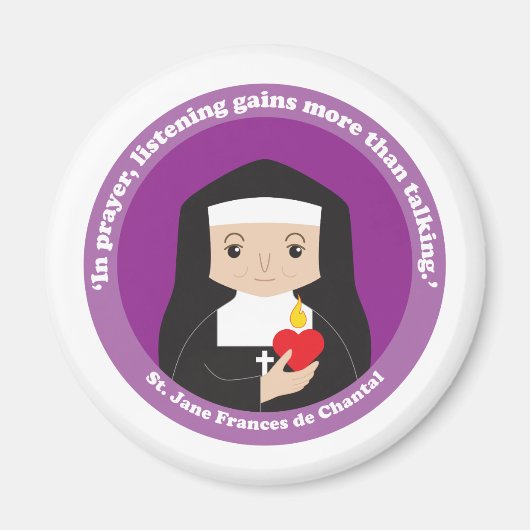 St. Jane Frances de Chantal Magnet (Vorne)