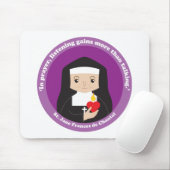 St. Jane Frances de Chantal Mousepad (Mit Mouse)