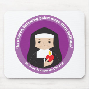 St. Jane Frances de Chantal Mousepad
