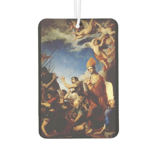 St. Januarius Bischof von Benevento Autolufterfrischer (Rückseite)