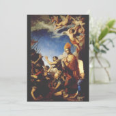 St. Januarius Bischof von Benevento Dankeskarte (Stehend Vorderseite)