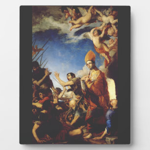 St. Januarius Bischof von Benevento Fotoplatte