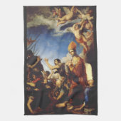 St. Januarius Bischof von Benevento Geschirrtuch (Vertikal)