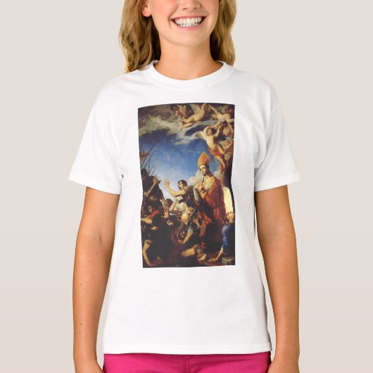 St. Januarius Bischof von Benevento T-Shirt (Vorderseite)
