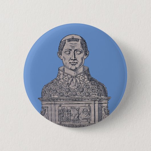 St. Januarius von Benevento Bischof und Märtyrer Button (Vorderseite)