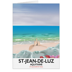 St-Jean-de-Luz, Aquitanien Reiseplakat