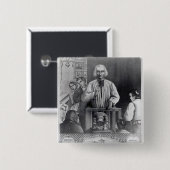 St. Jean-Marie predigender Vianney, 19. Button (Vorne & Hinten)