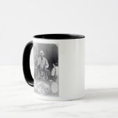 St. Jean-Marie predigender Vianney, 19. Tasse (Vorderseite Links)