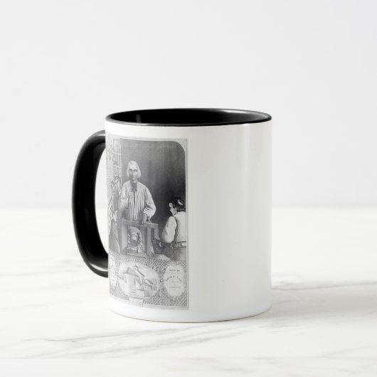 St. Jean-Marie predigender Vianney, 19. Tasse (Vorderseite Links)