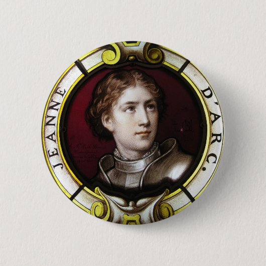 St. Jeanne d'Arc Button (Vorderseite)