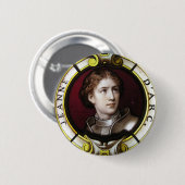 St. Jeanne d'Arc Button (Vorne & Hinten)