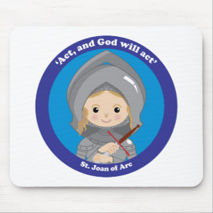 St. Jeanne d'Arc Mousepad