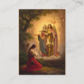 St. Jeanne d'Arc St Michael Catherine Alexandria Visitenkarte (Vorderseite)