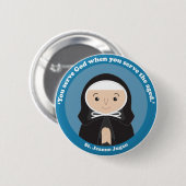 St. Jeanne Jugan Button (Vorne & Hinten)