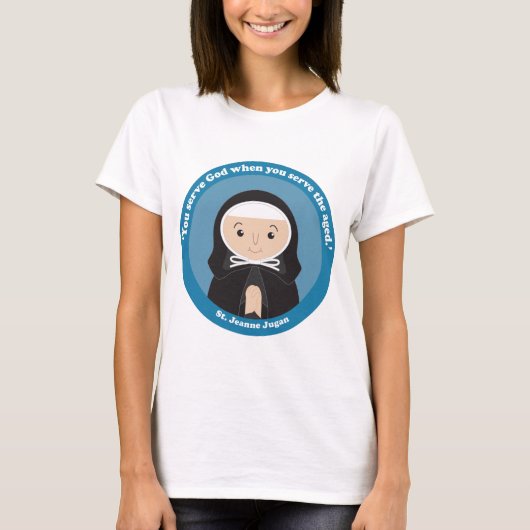 St. Jeanne Jugan T-Shirt (Vorderseite)