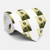 St. Jehuda mit Halo, Geschenk für Katholische, Krawatte (Gerollt)