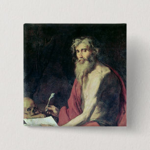 St Jerome 2 Button