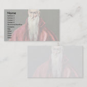 St Jerome als Kardinal durch Greco EL Visitenkarte (Vorne/Hinten)