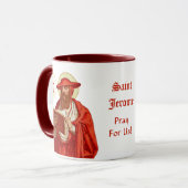 St. Jerome als Kardinal mit Book (P 004) Tasse (Vorderseite Links)