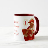 St. Jerome als Kardinal mit Book (P 004) Tasse (VorderseiteRechts)