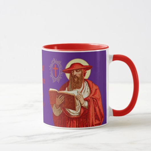 St. Jerome als Kardinal mit Book (P 004) Tasse (Rechts)