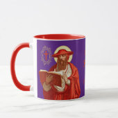 St. Jerome als Kardinal mit Book (P 004) Tasse (Links)