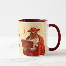 St. Jerome als Kardinal mit Book (P 004) Tasse